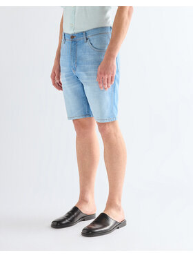 Wrangler Wrangler Szorty jeansowe TEXAS SHORTS Niebieski Straight Leg