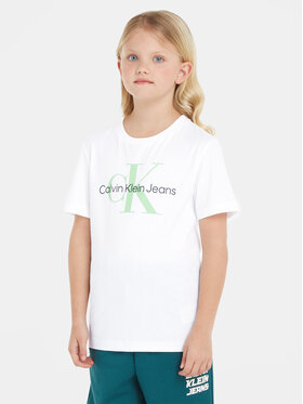 Calvin Klein Jeans Calvin Klein Jeans T-shirt Monogram IU0IU00460 Bijela Regular Fit