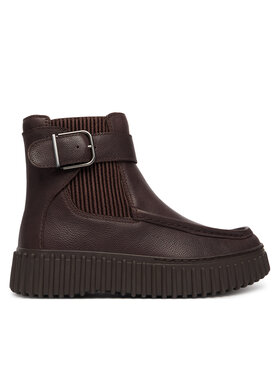 Clarks Clarks Čizme Torhill Buckle 26327987 Smeđa