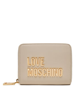 LOVE MOSCHINO LOVE MOSCHINO Mały Portfel Damski JC5613PP1MKD0110 Beżowy