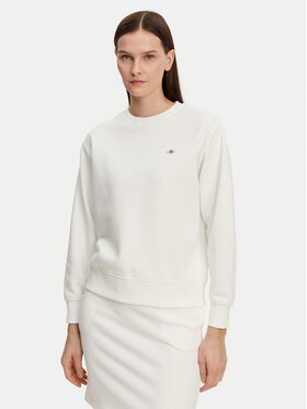 Gant Gant Bluză Shield 4201414 Écru Relaxed Fit
