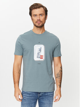 Boss Boss Тишърт Tefragile 50503535 Син Regular Fit