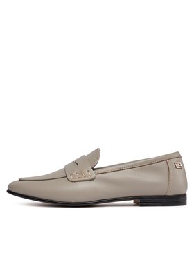 Tommy Hilfiger Loaferke Essential Leather Loafer FW0FW07769 Siva