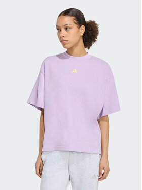 adidas adidas T-Shirt 162937 Fioletowy Loose Fit