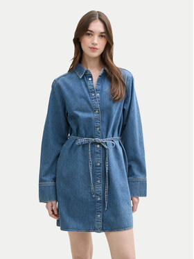 Tom Tailor Denim Tom Tailor Denim Džínové šaty 1045461 Modrá Regular Fit