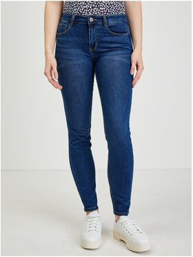 Orsay Orsay Jeansy 365054-580000__34 Granatowy Skinny Fit