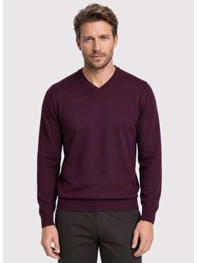 Pako Lorente Pako Lorente Sweter P26WN-2X-010 Fioletowy Straight Fit