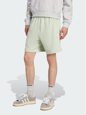 adidas adidas Szorty materiałowe 142531 Zielony Regular Fit