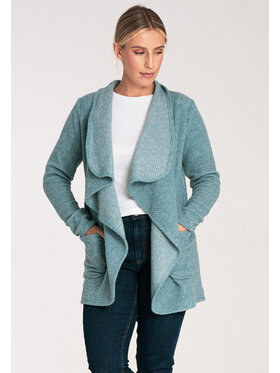 FIGL FIGL Kardigán M1043 Zelená Loose Fit