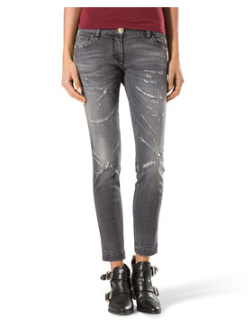 PHILIPP PLEIN PHILIPP PLEIN Džínsy 30759 Sivá Boyfriend Fit