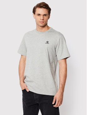 Converse Converse T-Shirt 10023876-A05 Szary Standard Fit