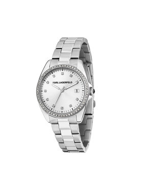 KARL LAGERFELD KARL LAGERFELD Hodinky R0553101510 Strieborná