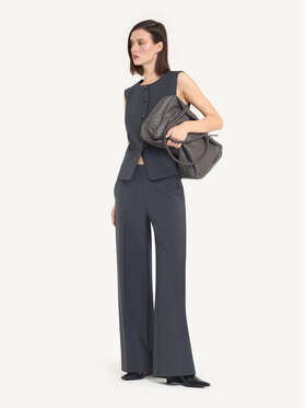 KMX KMX Kamizelka 193010020 Szary Straight Fit