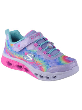 Skechers Skechers Sneakersy Skechers Flutter Heart Lights-Groovy Swirl Różowy