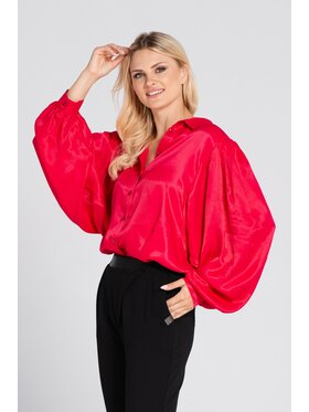 Look Made With Love Look Made With Love Bluzka Malin Look 161 malinowa Czerwony Bella Fit