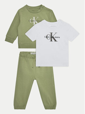 Calvin Klein Jeans Calvin Klein Jeans Sporta komplekts Monogram Starter IN0IN00011 Zaļš Regular Fit