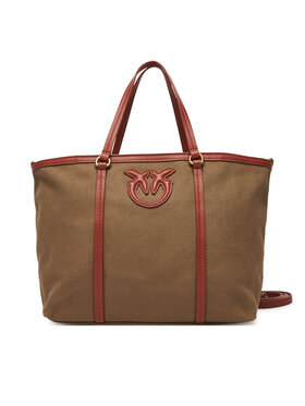 PINKO PINKO Дамска чанта Miranda Shopper Classic PE 25 PLTT 104714 A2G2 Каки
