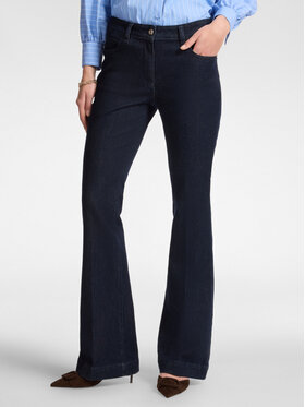 Elena Mirò Elena Mirò Jeansy P482P000307N0D4 Niebieski Flare Fit