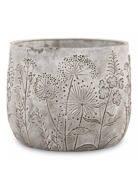 MIAhome MIAhome Osłonka cementowa 17x22x22 cm PRATO - II Szary