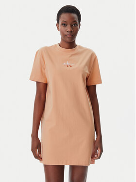 Calvin Klein Jeans Calvin Klein Jeans Rochie de zi Gradient Monologo J20J225273 Coral Relaxed Fit