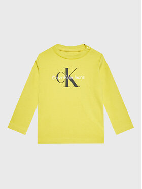 Calvin Klein Jeans Calvin Klein Jeans Bluzka Monogram IN0IN00005 Żółty Regular Fit