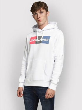 Jack&Jones Jack&Jones Суитшърт Ecorp 12152840 Бял Regular Fit
