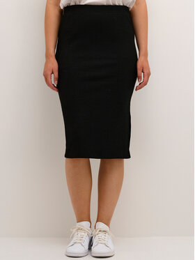 Kaffe Kaffe Midi suknja Elvira 10507678 Crna Regular Fit