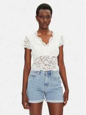 Morgan Morgan Bluse 241-DANSA Écru Slim Fit