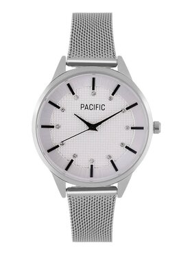 Pacific Pacific Zegarek Pacific-PC00542 Srebrny