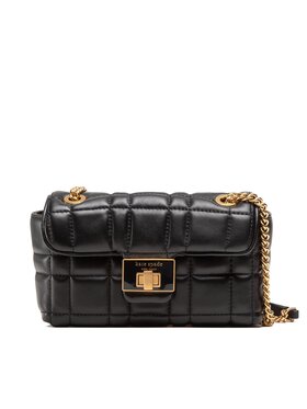 Kate Spade Kate Spade Дамска чанта Evelyn Quilted Leatcher Small S K8932 Черен