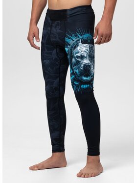 PITBULL PITBULL Legginsy PITBULL WORLD Czarny Regular Fit