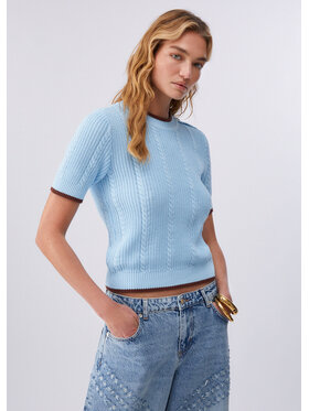 Liu Jo Liu Jo Maglione WA6522MS044C3969 Celeste Regular Fit