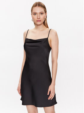 Edited Edited Nyári ruha EDT6870001 Fekete Fitted Fit