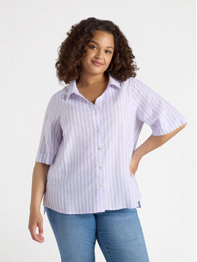 Fiorella Rubino Fiorella Rubino Koszula 5128T001372N0S1 Fioletowy Regular Fit