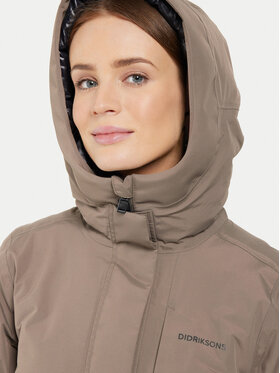 Didriksons Parka Leya 504846 Smeđa Relaxed Fit