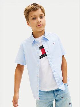 Tommy Hilfiger Tommy Hilfiger Srajca Essential KB0KB09554 D Svetlo modra Regular Fit