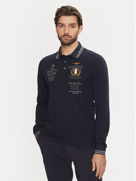 Aeronautica Militare Aeronautica Militare Polo särk 242PO1828P310 Tumesinine Regular Fit