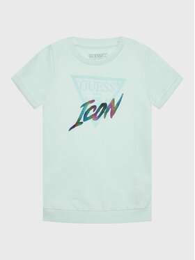 Guess Guess Každodenní šaty K3RK01 KB4O0 Modrá Regular Fit