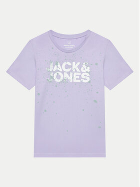 Jack&Jones Junior Jack&Jones Junior T-shirt Jcosplash 12257415 Ljubičasta Regular Fit