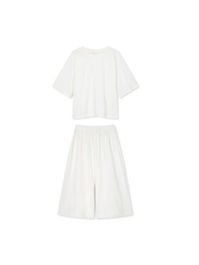 White pocket White pocket Piżama Dzianinowa Écru