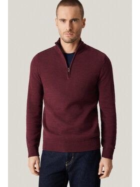 Próchnik Próchnik Sweter PM13 SW073225000014 Bordowy Regular Fit