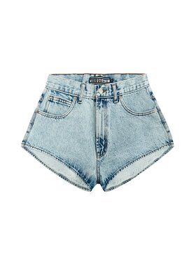 MissDenim MissDenim Szorty jeansowe High Waist Niebieski Regular Fit