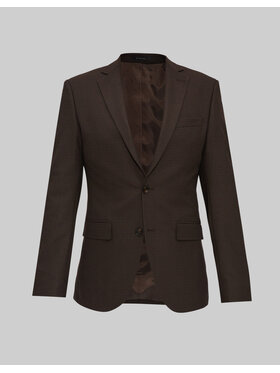 Borgio Borgio Marynarka erbezzo Brązowy Super Slim Fit