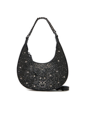 PINKO PINKO Kabelka Brioche Hobo Mini AI 24-25 PLTT 101433 A20F Čierna