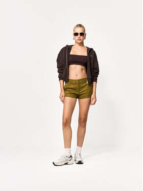 La Mania La Mania Bluza CEDRIC Brązowy ciemny Basic Fit