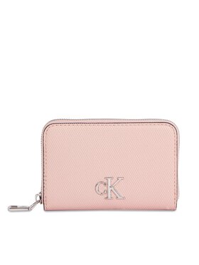 Calvin Klein Jeans Calvin Klein Jeans Maža Moteriška Piniginė Minimal Monogram M Zip Around T K60K611970 Rožinė