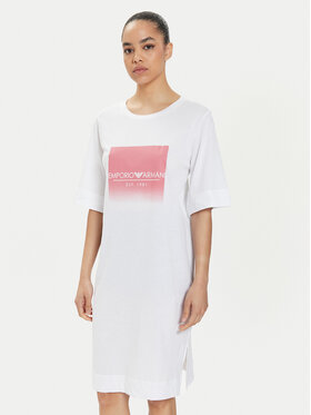 Emporio Armani Underwear Emporio Armani Underwear Rochie de zi 164687 4R255 00010 Alb Relaxed Fit