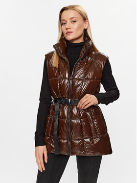 DKNY Sport DKNY Sport Елек DP3V3127 Кафяв Regular Fit