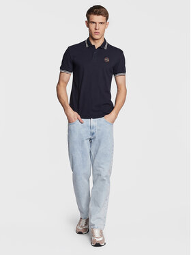 Napapijri Polo E-Macas NP0A4H5Z Tamnoplava Regular Fit