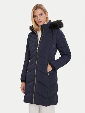 Morgan Morgan Kurtka puchowa 252-GCLEA Granatowy Slim Fit